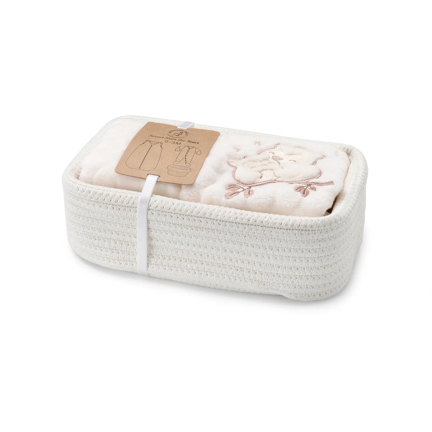 Organic Baby Gift Basket - Sleeping Bag & Sleep Suit