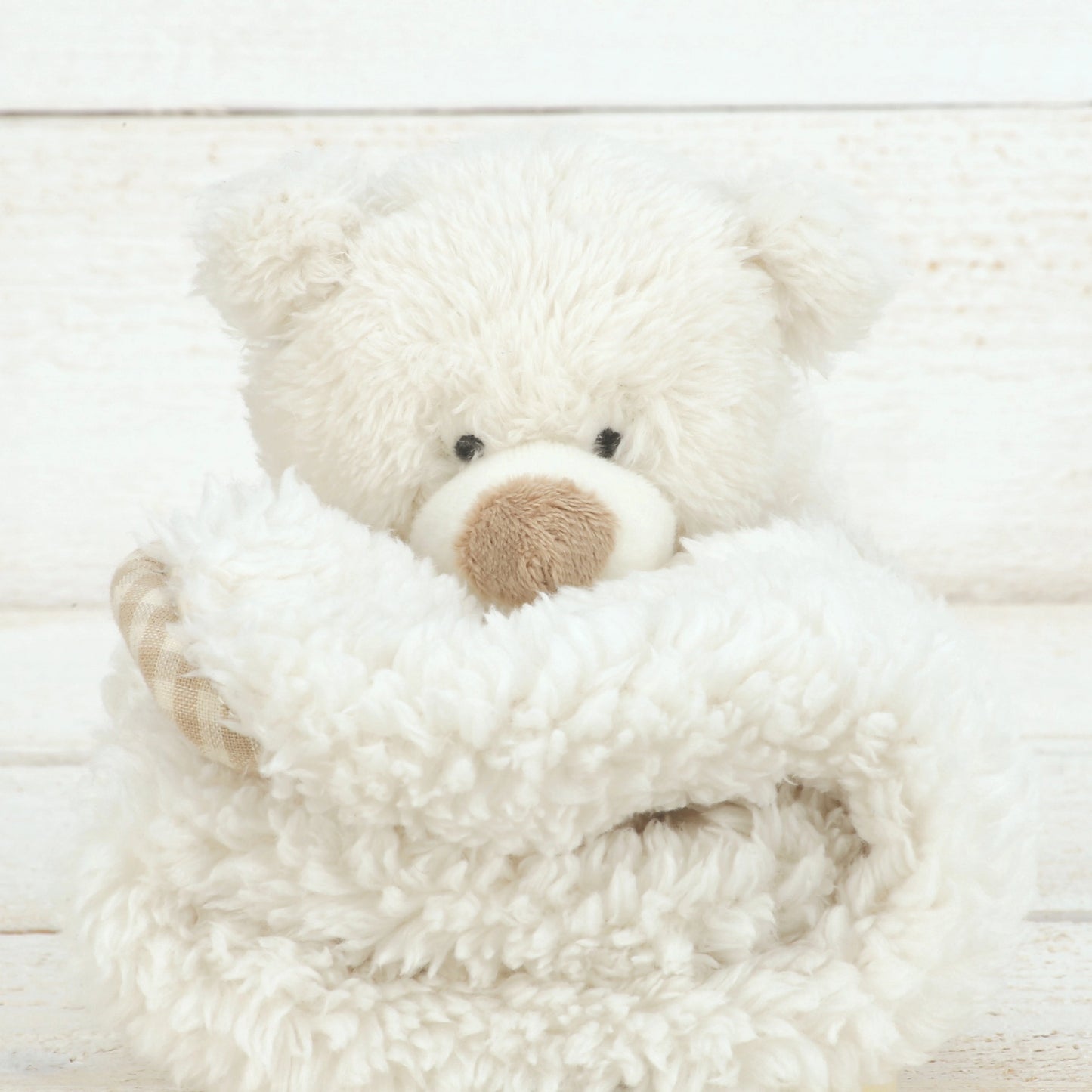 Bear Baby Plush Toy Soother/Comforter - Baby Safe Plush