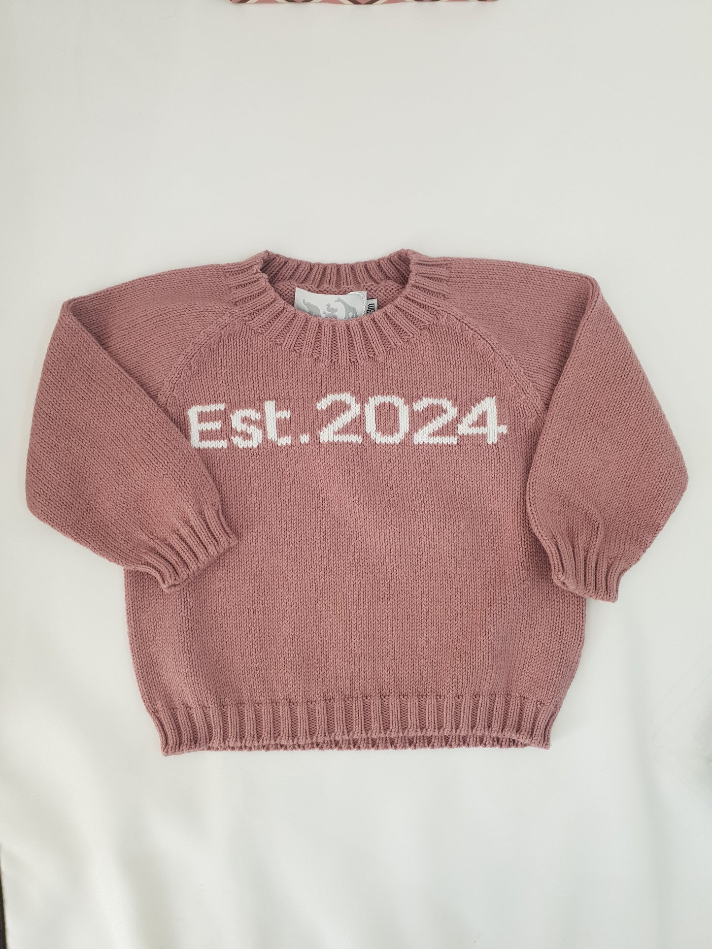 Organic Est. 2024 Jumper - Raspberry