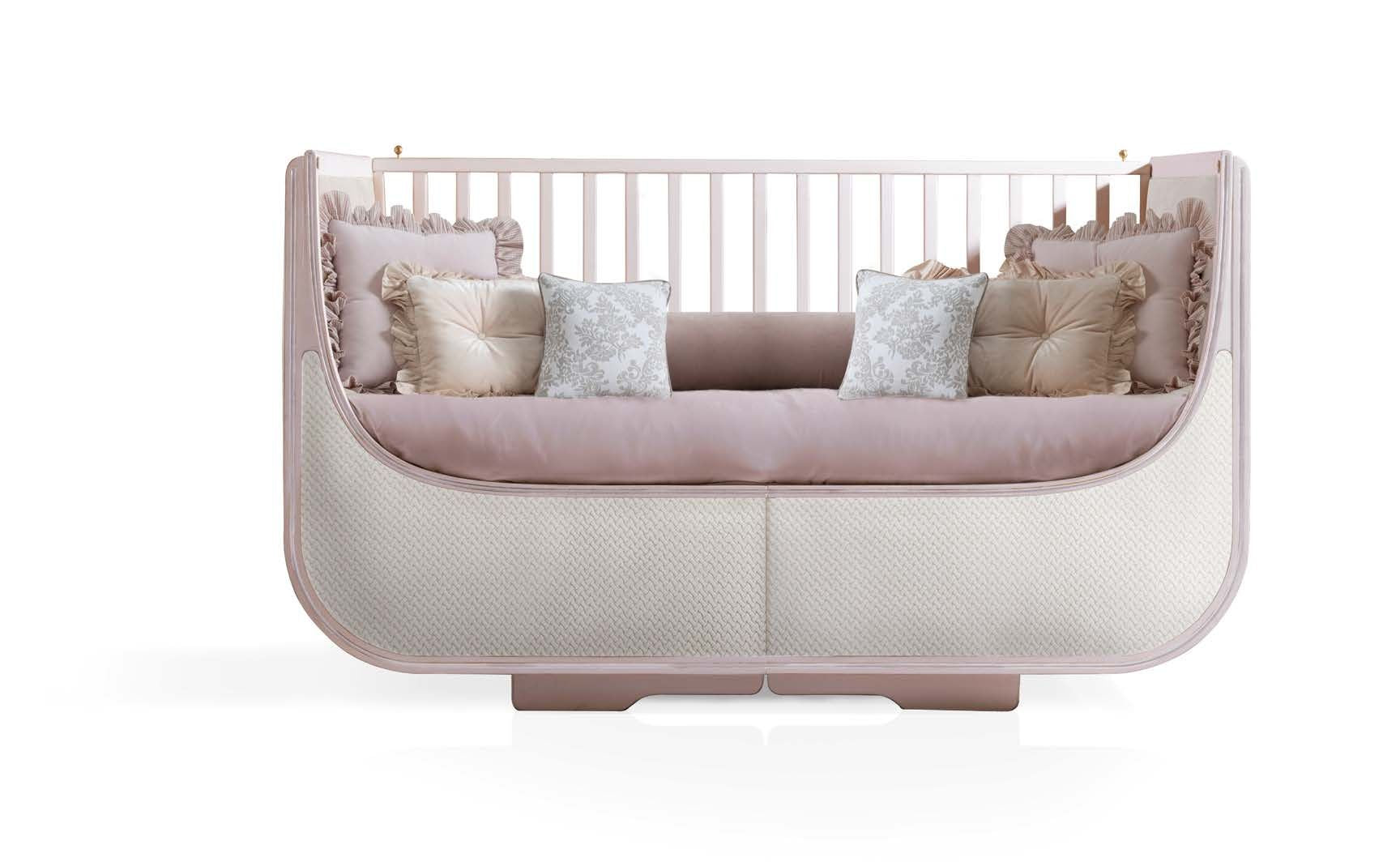 Notte Fatata Wooden and Leather Cot 3783