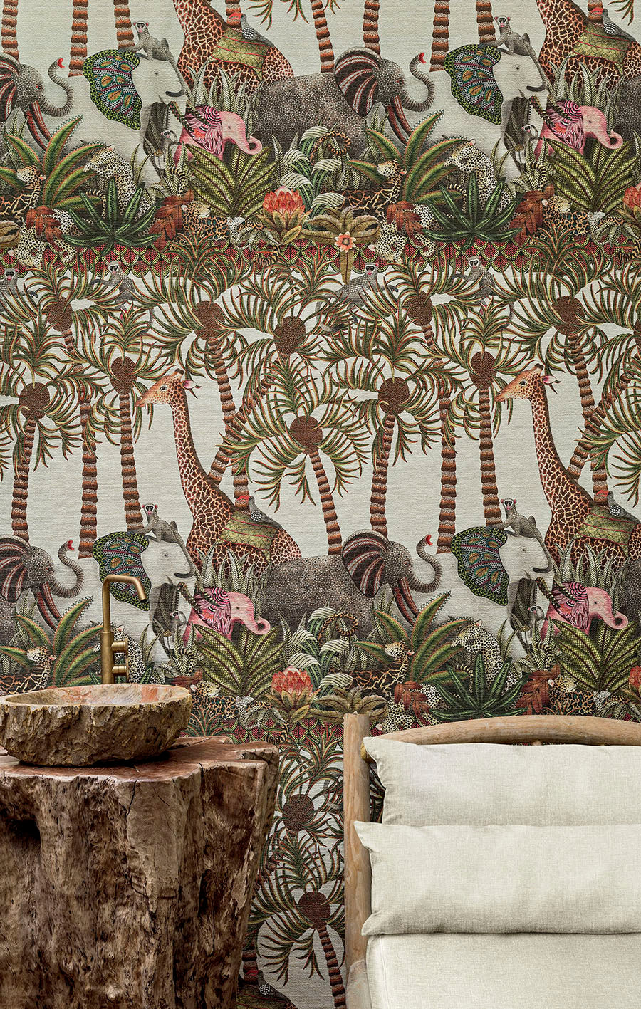 Letaba March Grasscloth Wallpaper