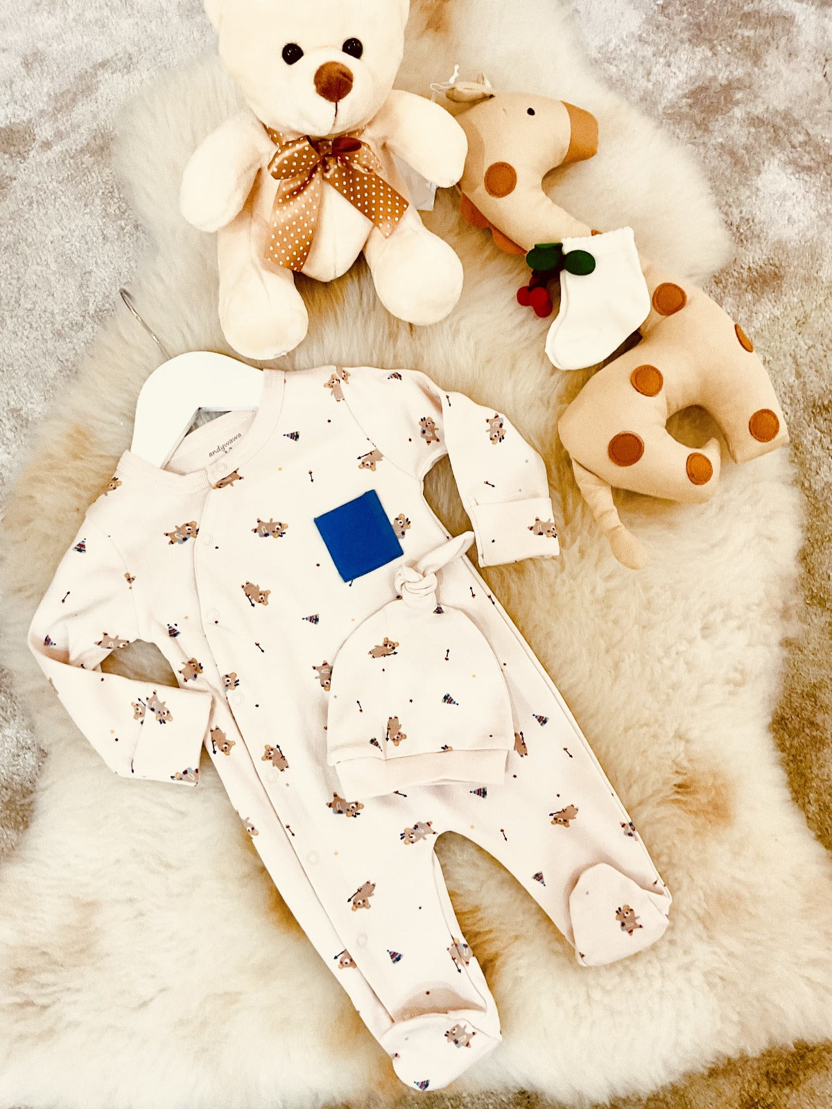 Woodland Friends Baby Sleepsuit Set