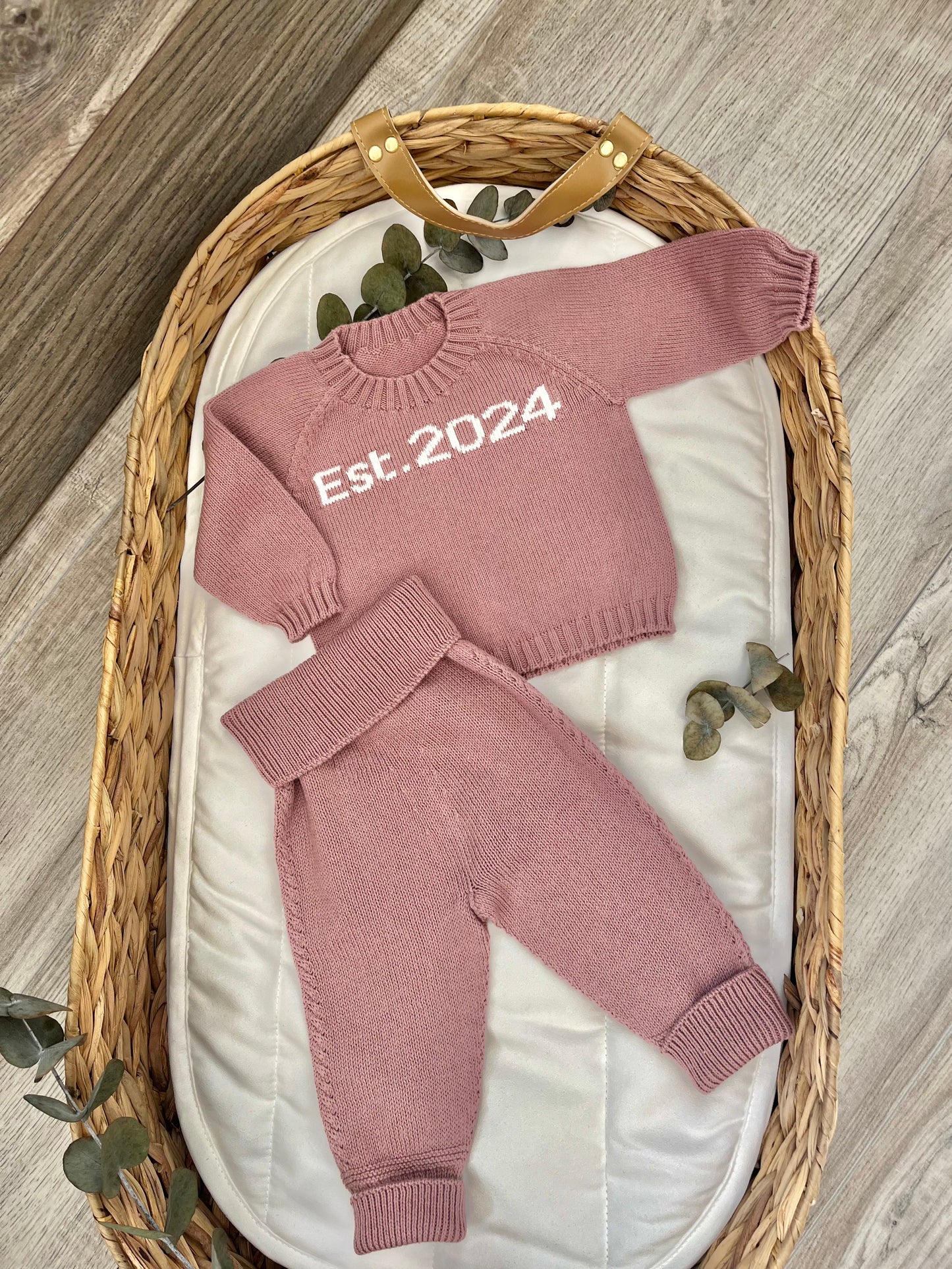 Organic Est. 2024 Jumper - Raspberry