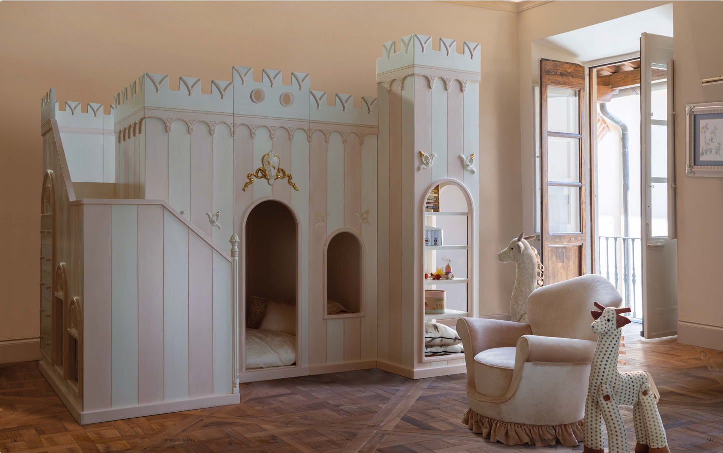 Notte Fatata Castle Bunk Bed