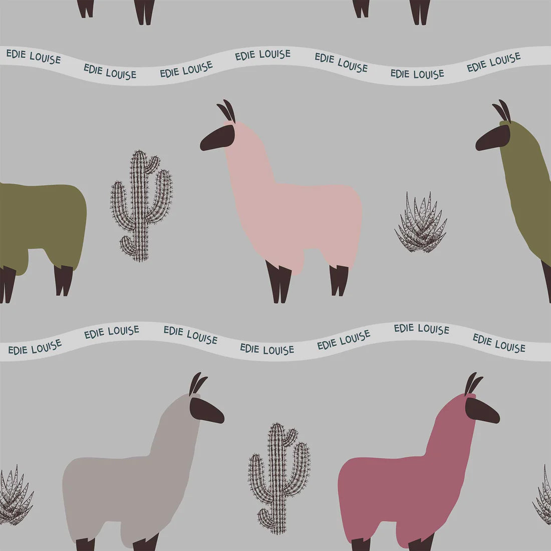 Llamas Out For A Lazy Stroll Wallpaper