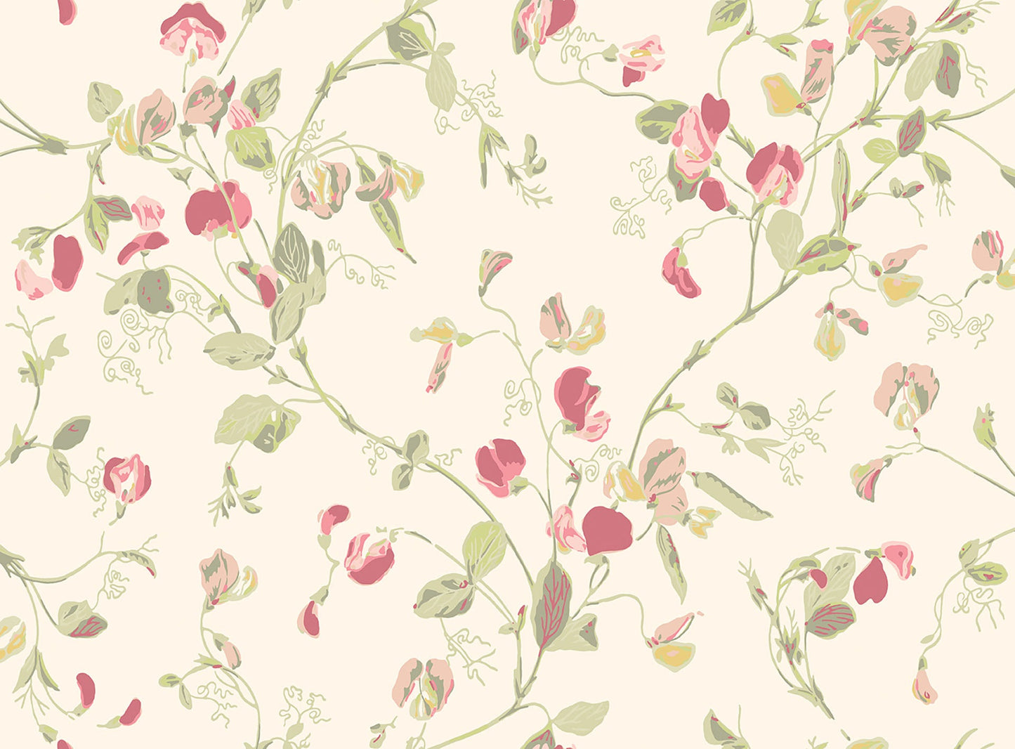 Sweet Pea Archive Anthology Wallpaper