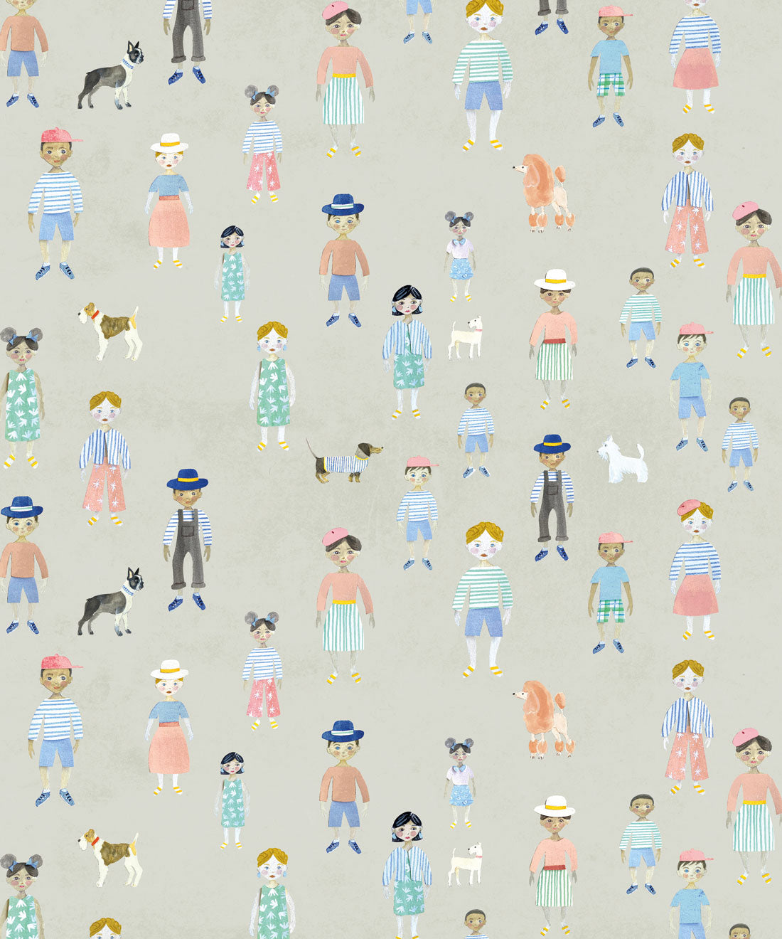 Paper Dolls Wallpaper