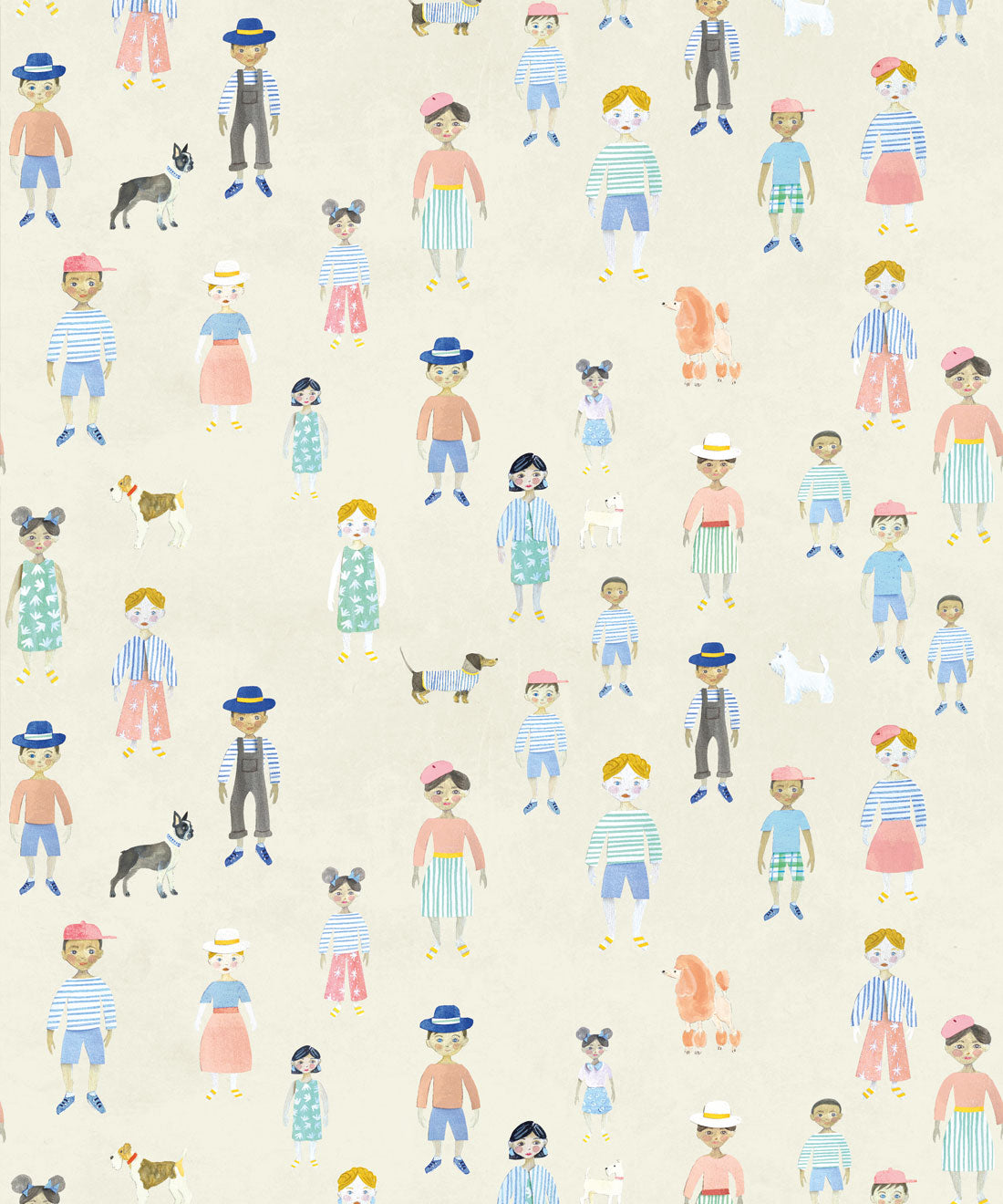 Paper Dolls Wallpaper