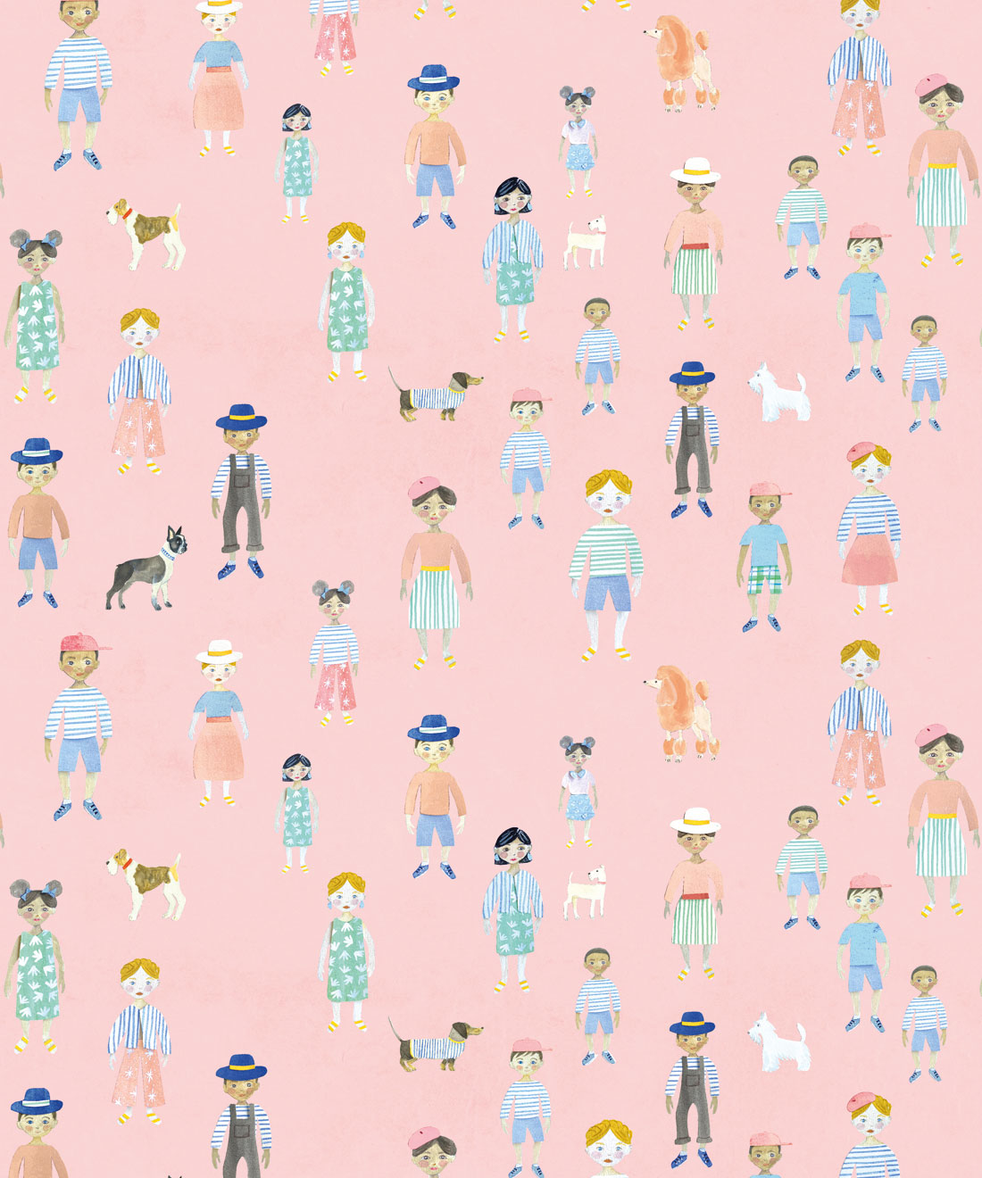 Paper Dolls Wallpaper