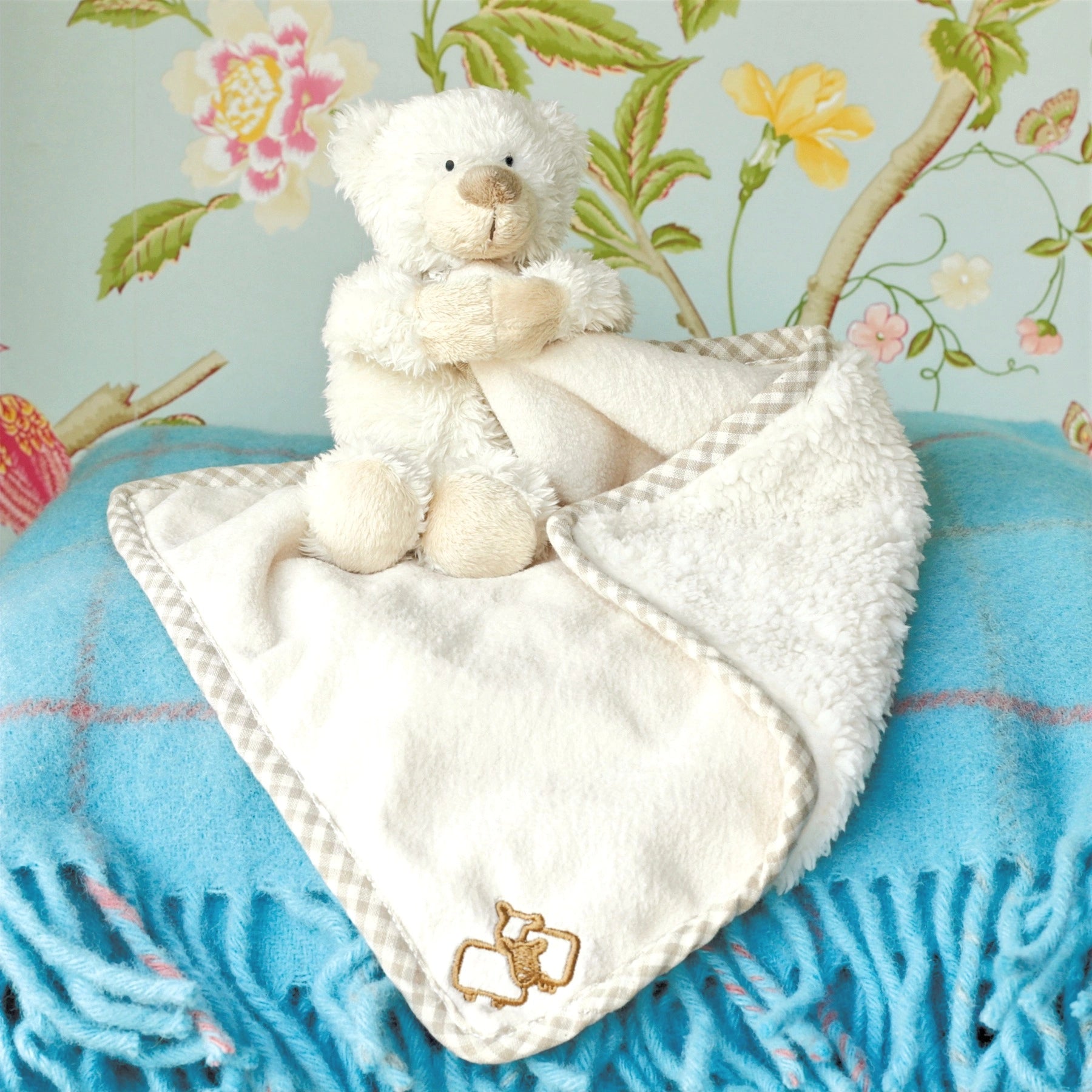 Bear Baby Plush Toy Soother/Comforter - Baby Safe Plush