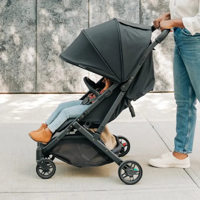 canopy in stylish baby pushchair