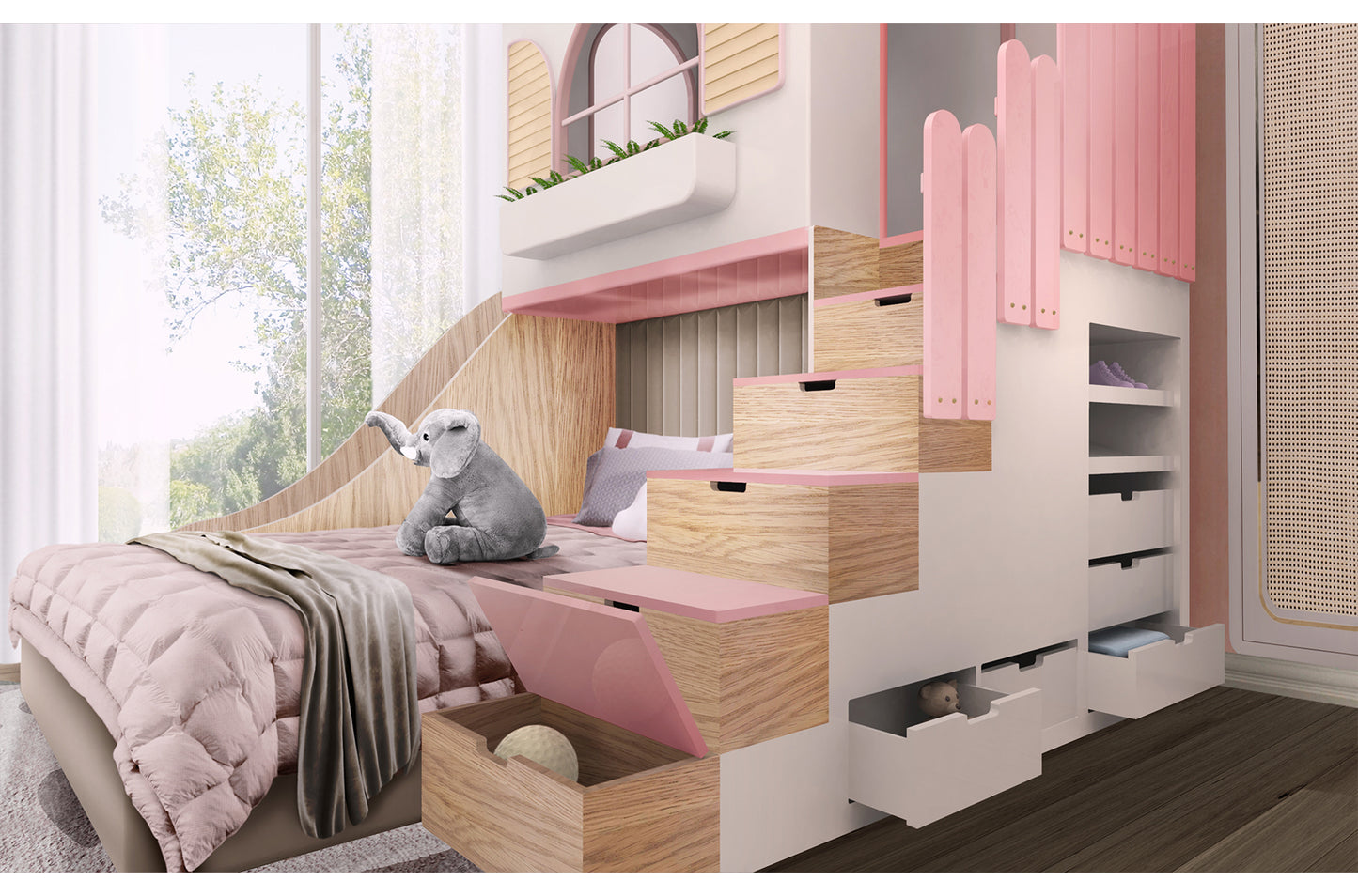 Dolly Playhouse Bed