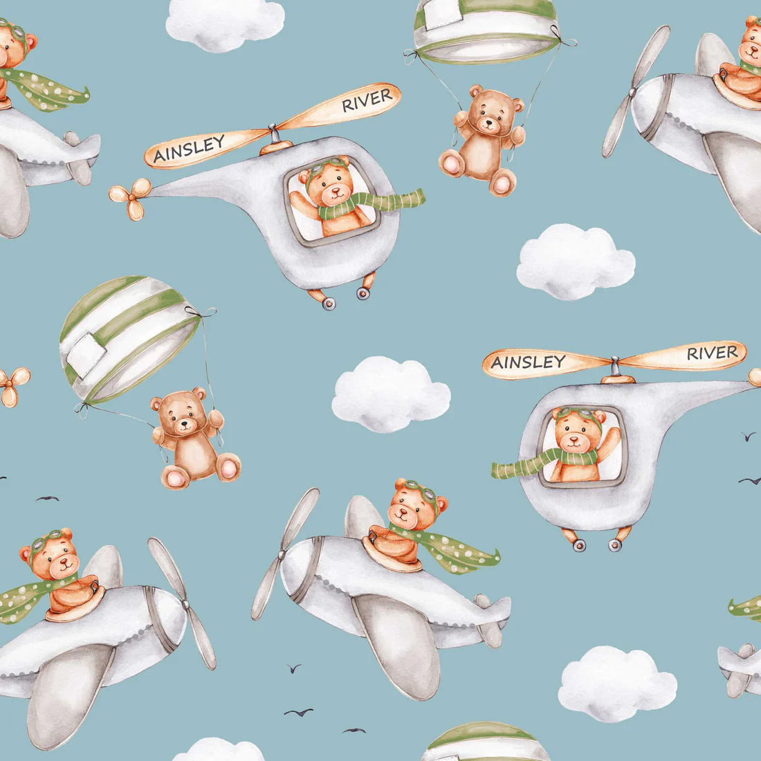 Flying Bears Wallpaper