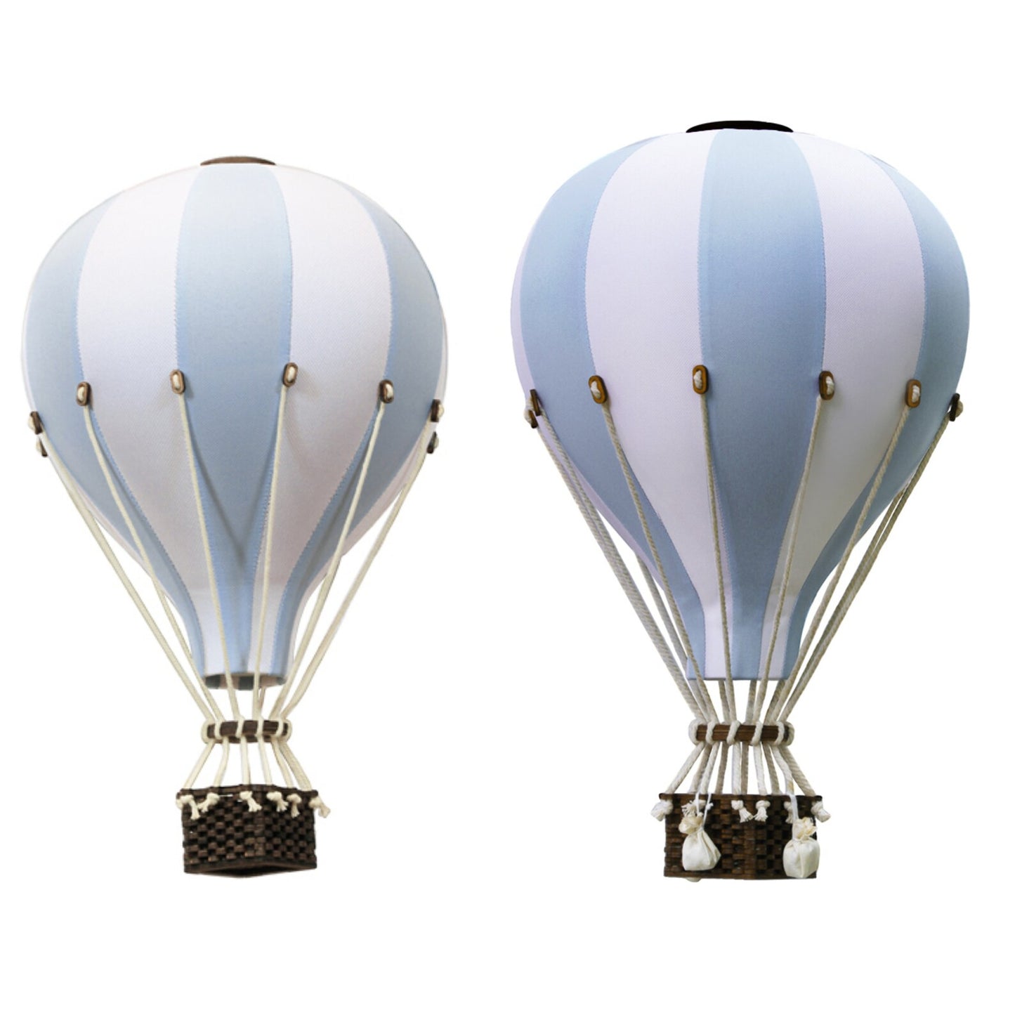 Blue and White Decorative Hot Air Balloon (3 Sizes Available)