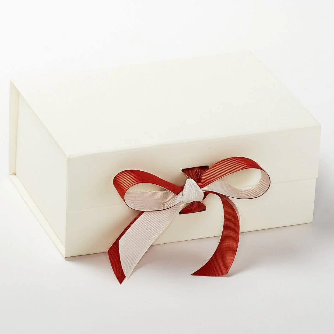 gift box with red ribbon