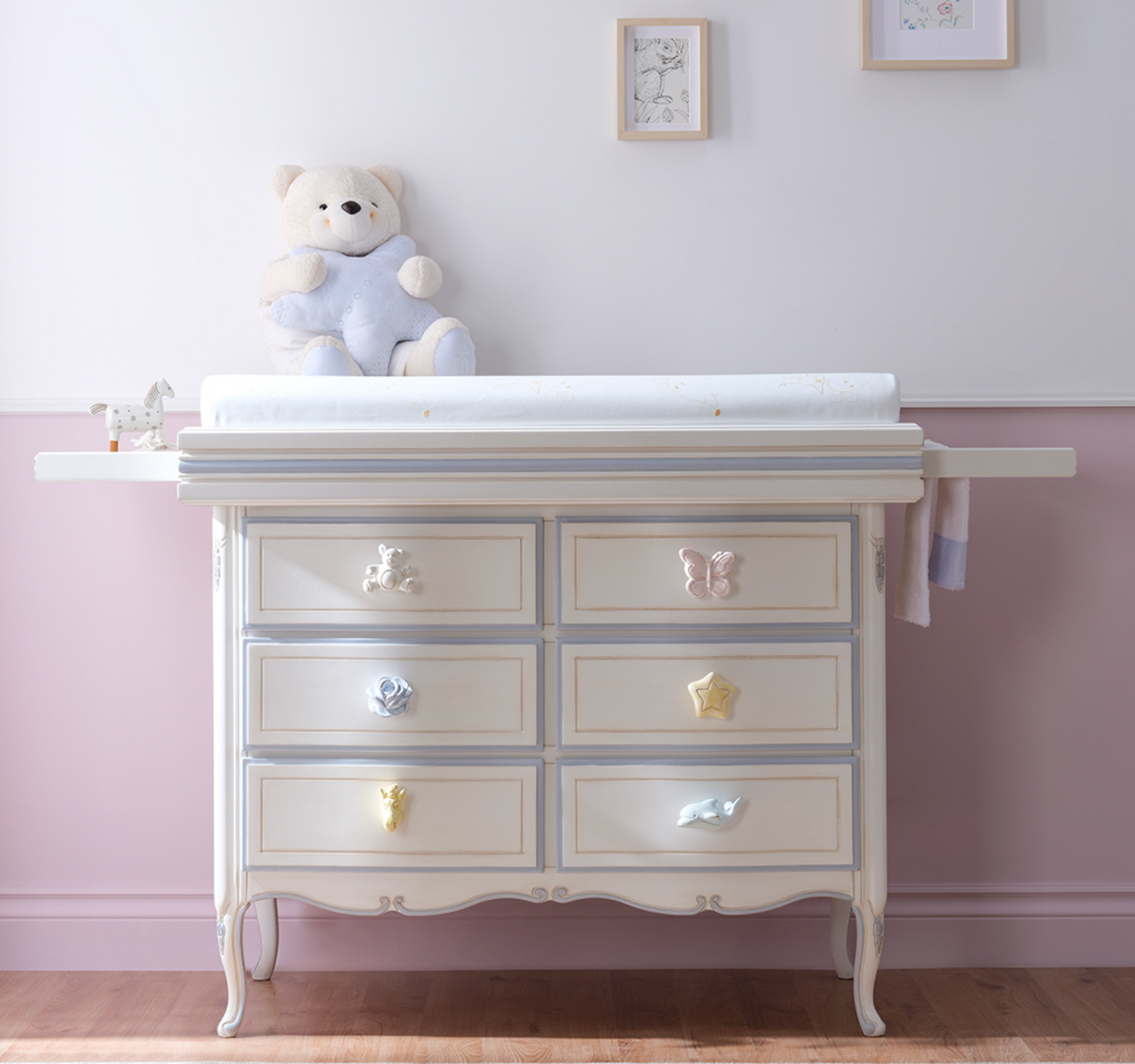 stylish notte fatata changing table for baby room