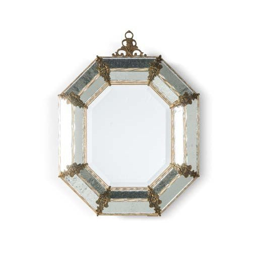 luxuxry octagon-shaped mirror for kids room by savio firmino