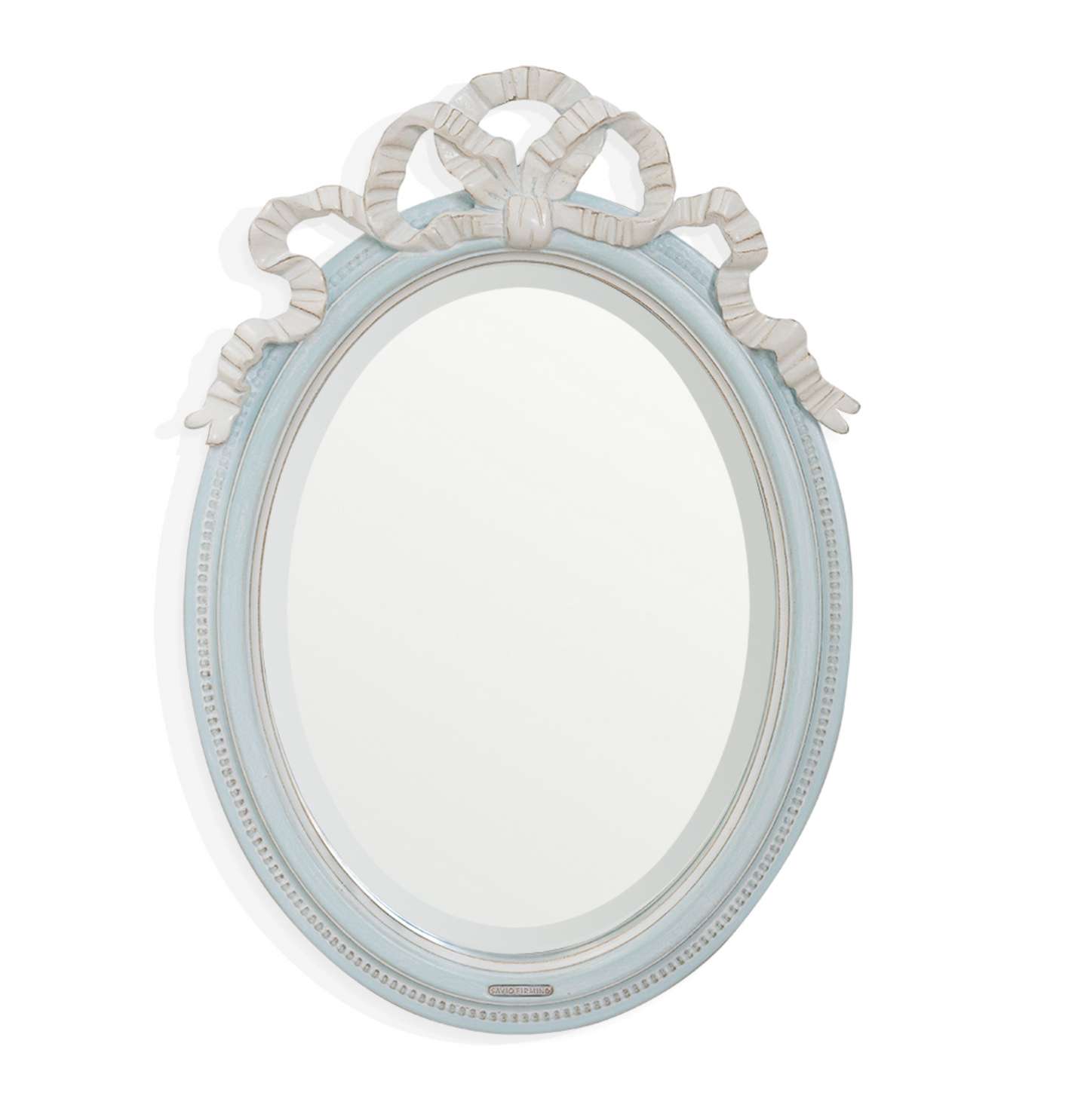 Notte Fatata Ribbon Oval Mirror by Savio Firmino