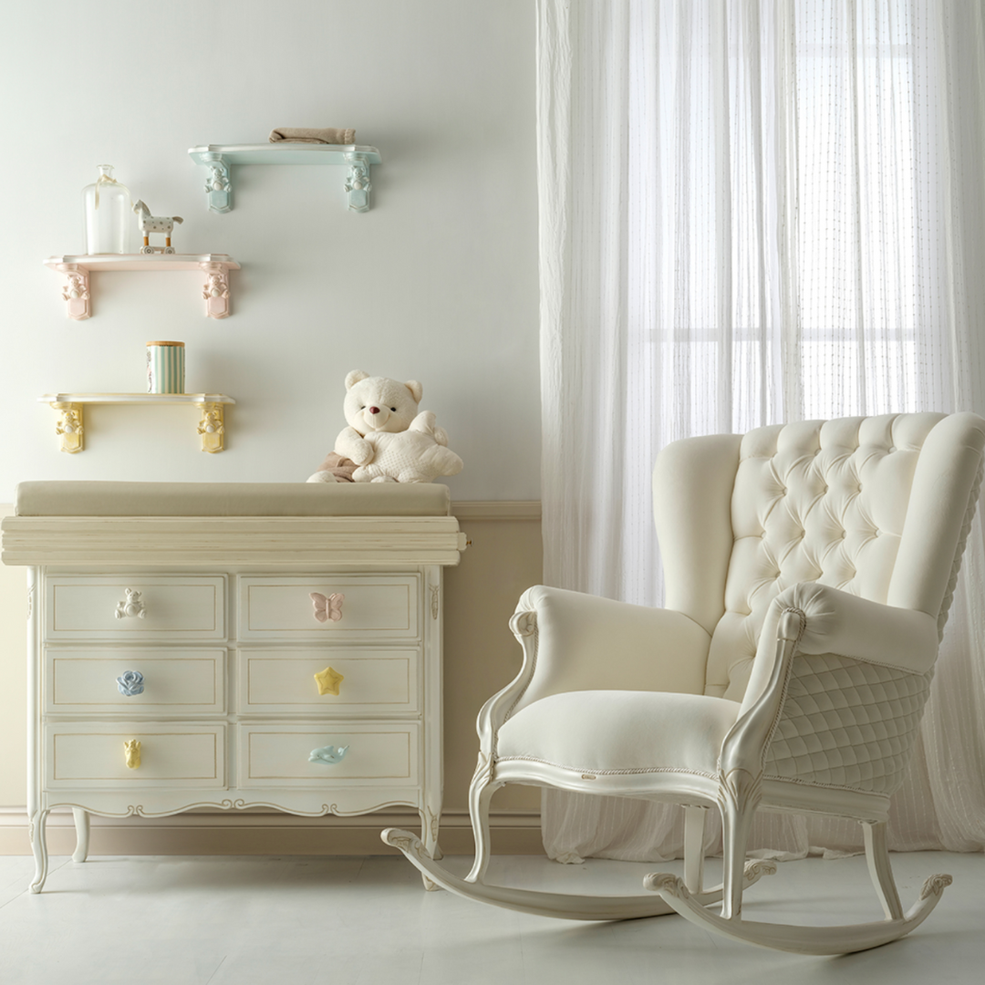 luxury changing table and rocking chair by savio firmino