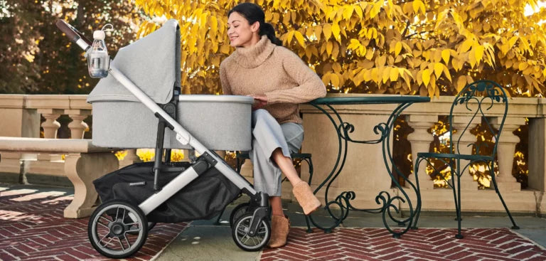 elegant UPPAbaby baby stroller