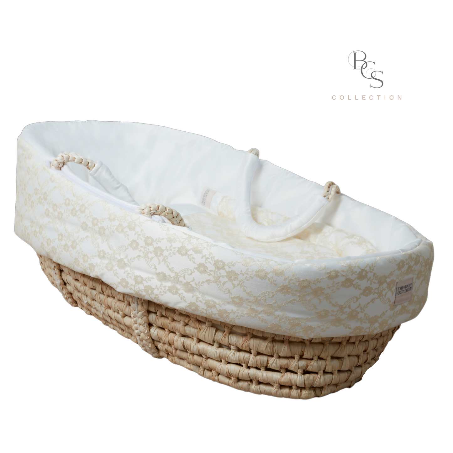 ayesha luxury moses basket at The Baby Cot Shop, Chelsea