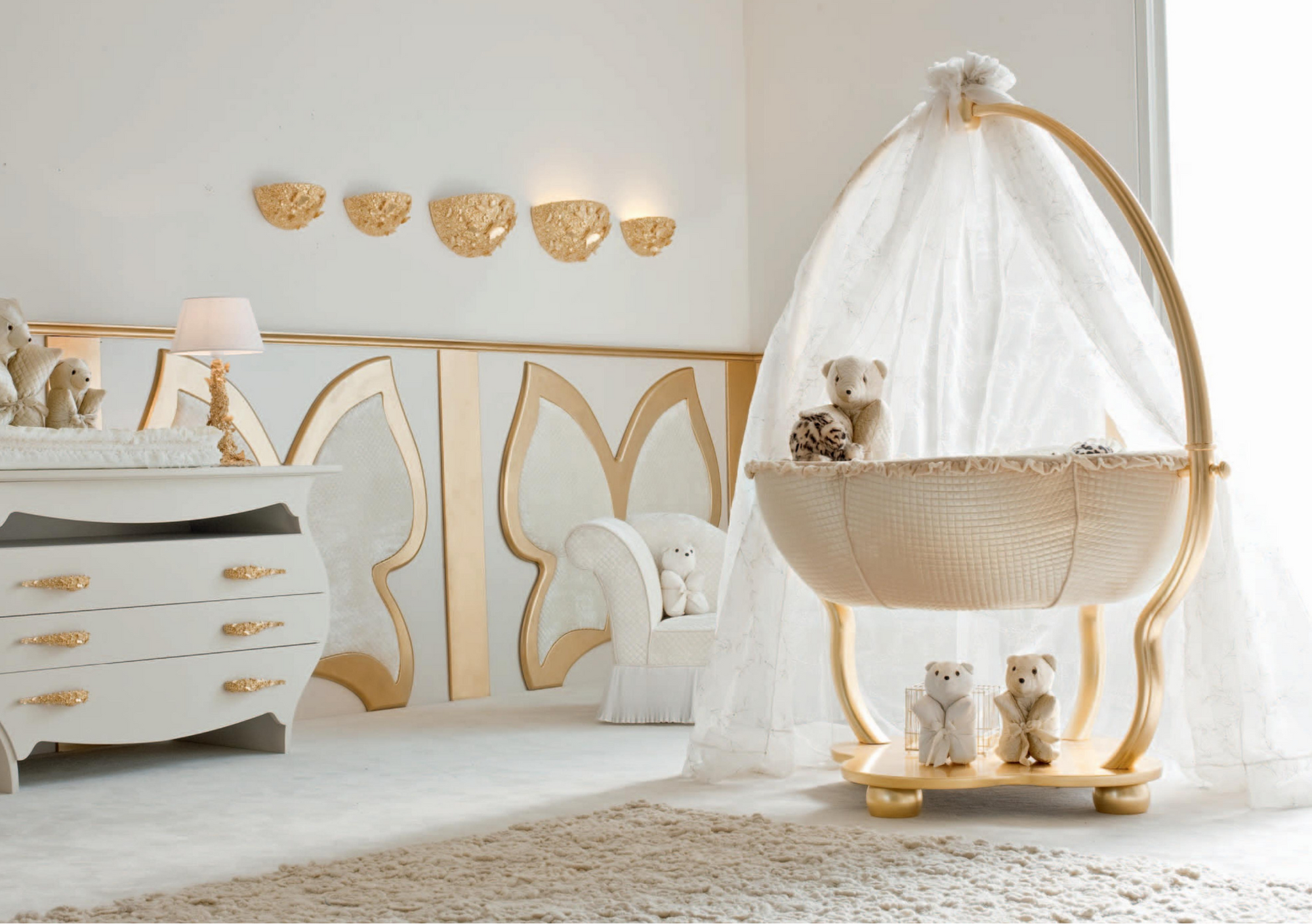 Elegant baby cribs on sale