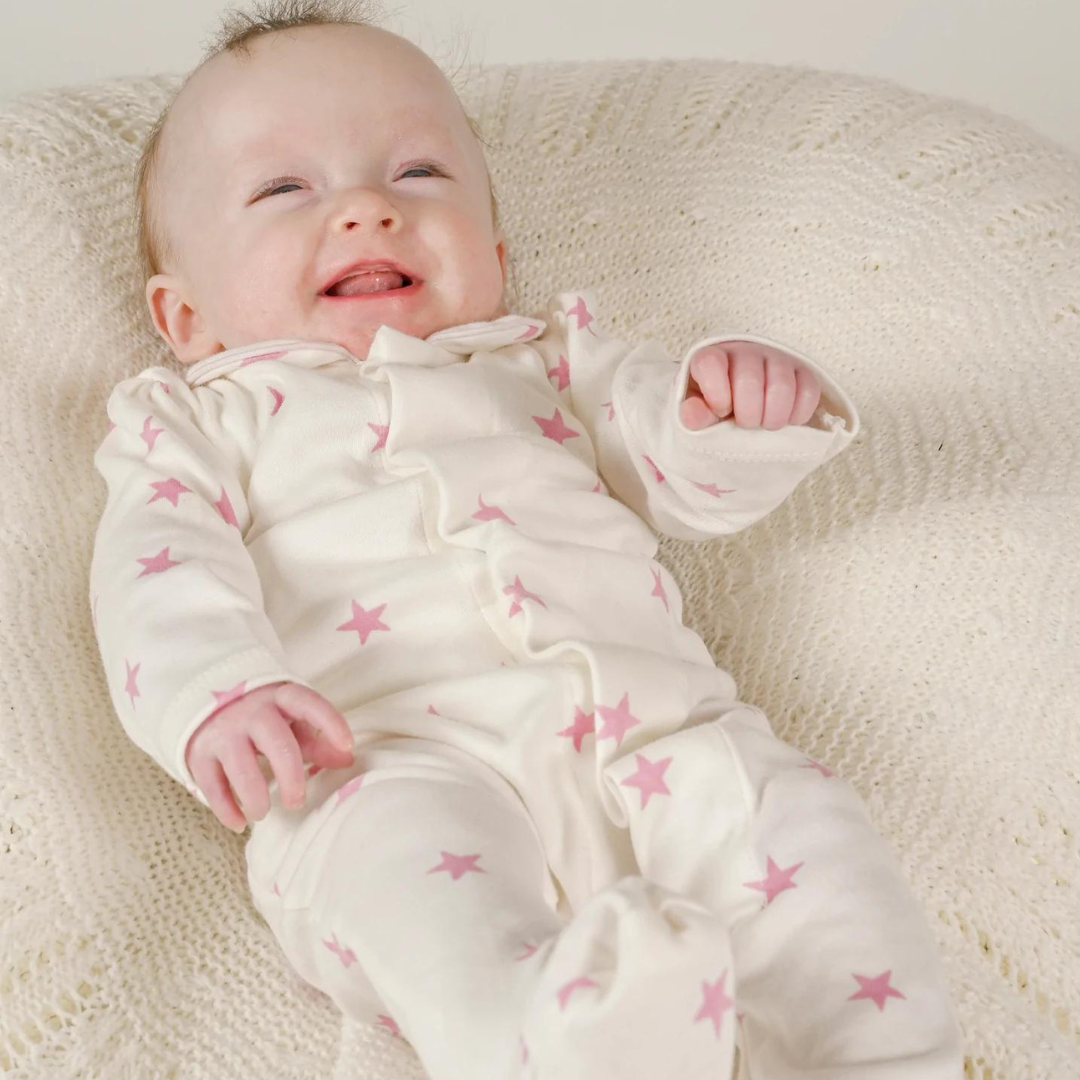 Designer-Star-Cotton-Onesie-in-Raspberry