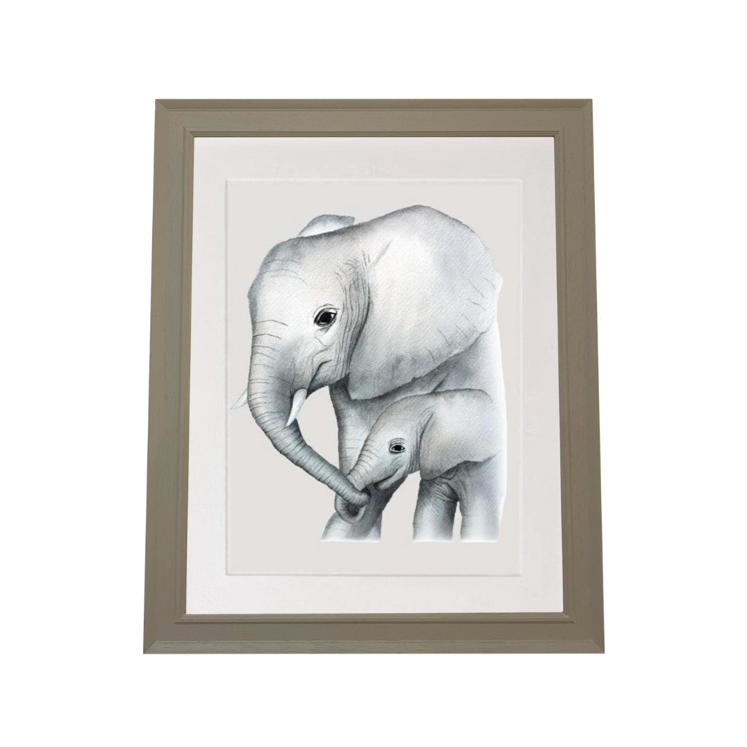 elephant wall art for baby nursery