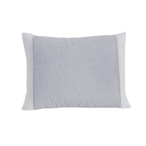 Grey and White Cotton Baby Pillow