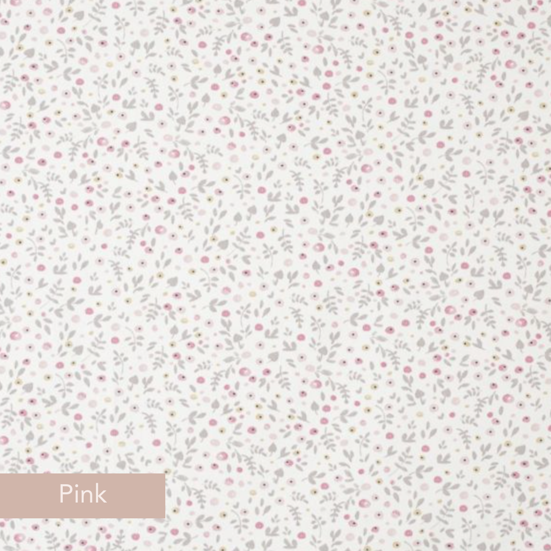 designer liberty fleurs fabric pink variant