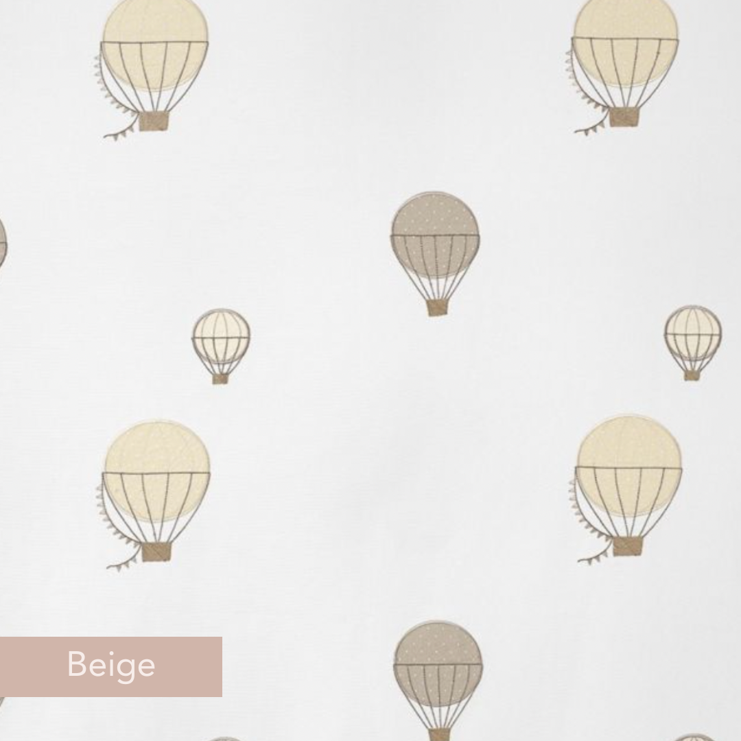 luxury beige montgolfieres fabric