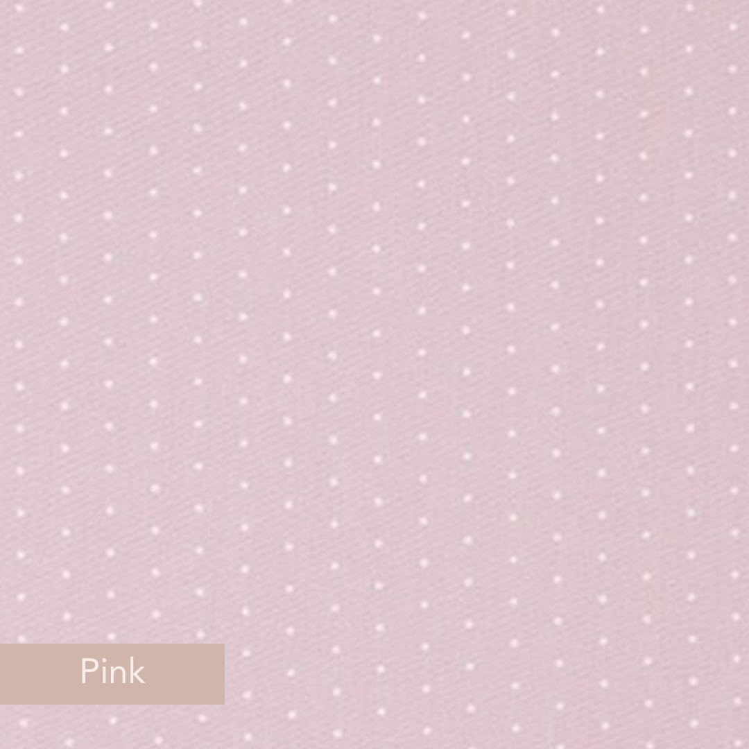 luxury pois fabric by casadeco pink variant