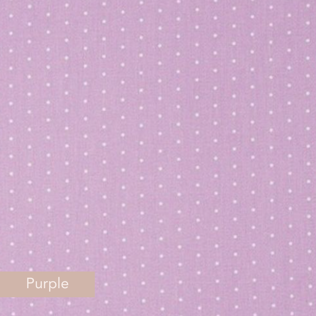 luxury pois fabric by casadeco purple variant